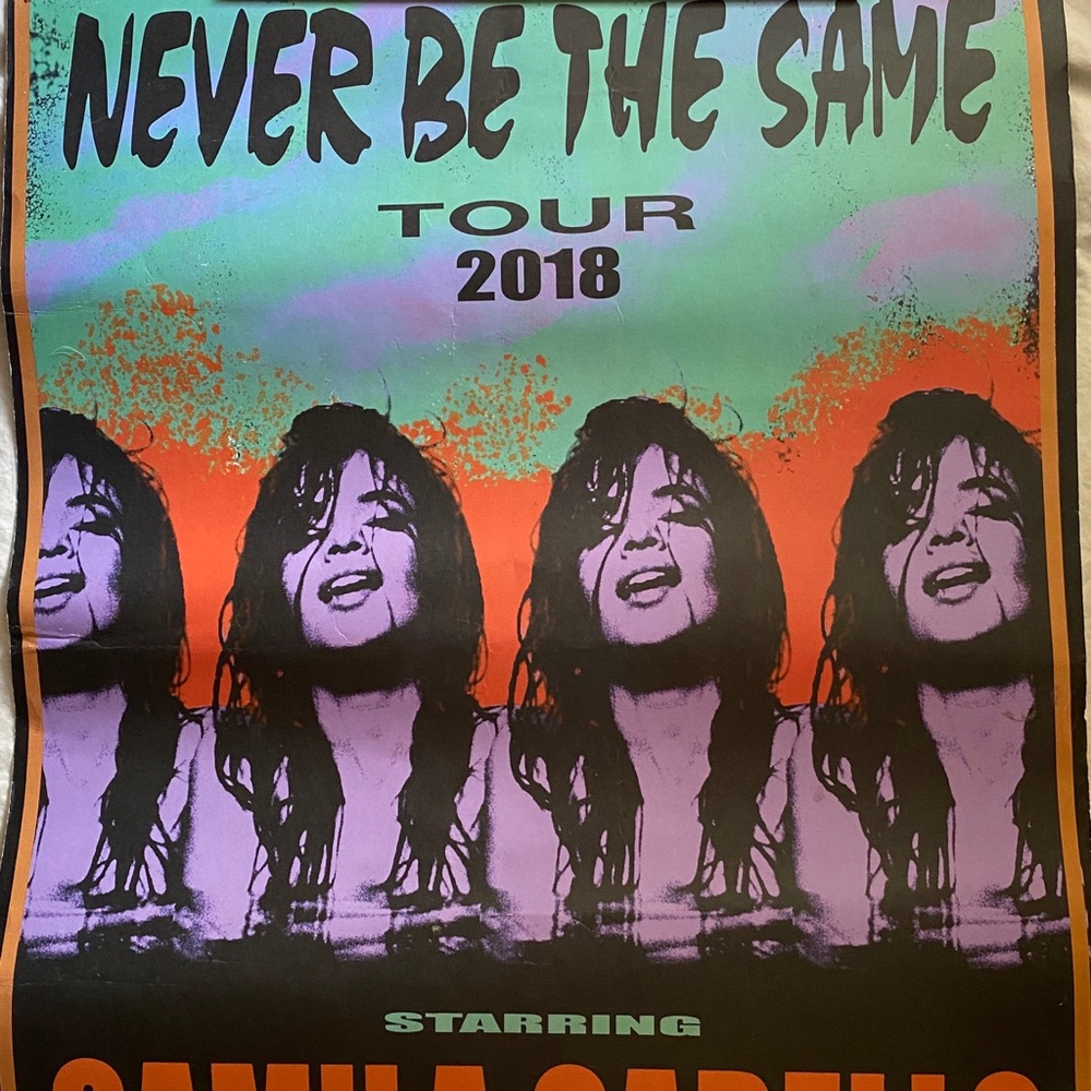 Camila Cabello Never Be The Same Poster